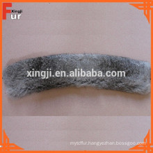 Leather Jacket Rabbit Fur Collar